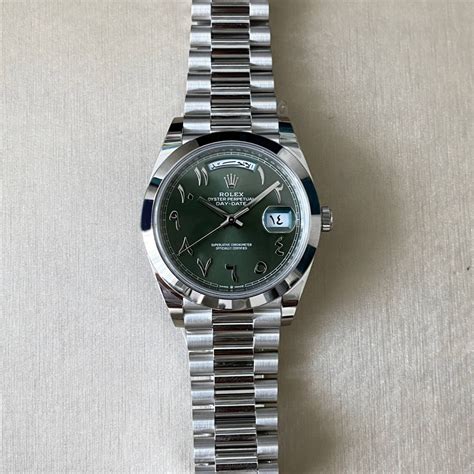 rolex datejust arabic dial green|Rolex Datejust arabic numerals.